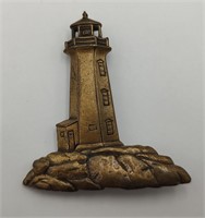 J.J. Lighthouse Pin- Nice Bronze Look