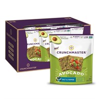 12PK Crunchmaster Crunchy, Baked Rice Crackers