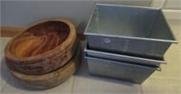(3) Metal baskets 11 3/8" x 9 7/8" x 6 1/4", and