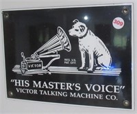 Victor Talking Machine Co. porcelain sign.
