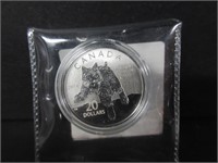 2014 $20 DOLLAR PROOF FINE SILVER .999 CANADA COIN