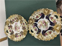Antique IPF Germany Gilted Porcelain Plate Lot