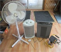 (3) Heaters and fan. Includes Plasmawave.