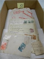 Vintage Stamped Envelopes from Tokyo Japan,