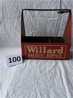 Antique Willard Battery Testing Equipment Carrier