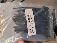 2 PKG X 100PC 4" ZIP TIES