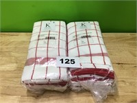 4pk Red Kitchen Rags Lot of 2