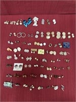 72 Pairs Clip-on style Earrings
