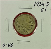 1924-D Buffalo Nickel VG