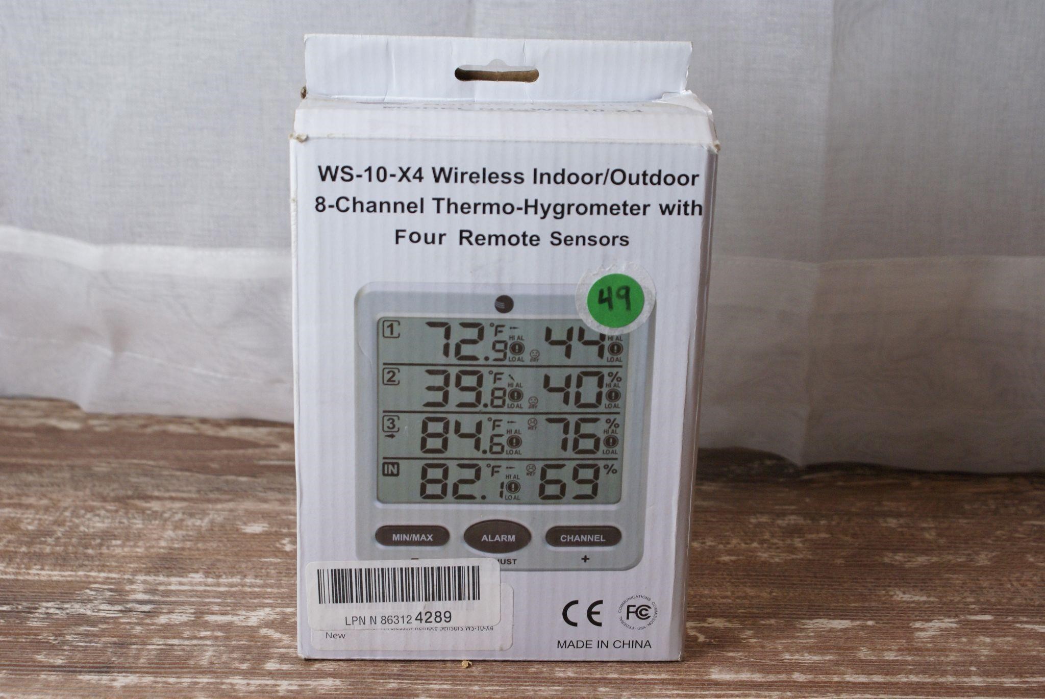 WS-10-X4 Wireless In/outdoor Thermo Hygrometer