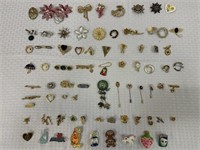 75 Assorted Broaches and Pins