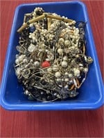 Box lot of Costume Jewelry-needs to be untangled