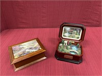Thomas Kinkade ‘Bridge of Faith’ Jewelry Box, 8 x