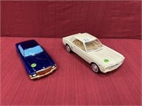 2 Liquor Decanters: 1964 Ford Mustang and