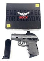 SCCY Model CPX-1 9mm Luger semi-auto pistol,