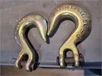 2 - CHAIN HOOKS 3/8" TRANSPORT