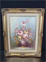 Vintage Floral Framed Painting