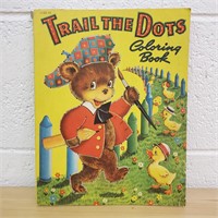 Vintage "Trail The Dots" Coloring Book