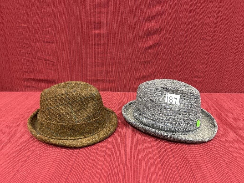 2 Men’s Wool Hats, Size 6 3/4