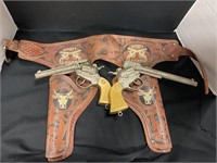 Wyatt Earp toy pistols and holster