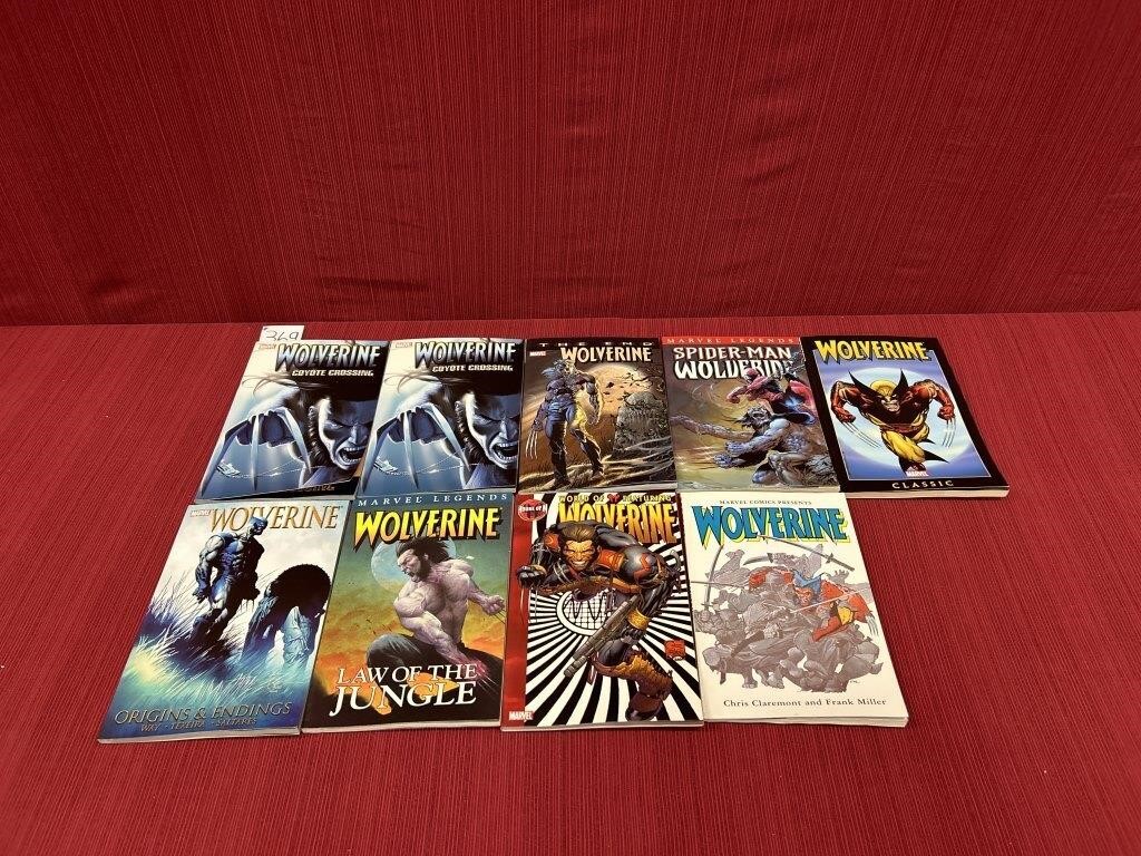 9 Marvel Wolverine Comic Books:  Coyote Crossing,