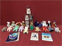 Tote of 24 Beanie Babies:  Some Holiday Themed, 5
