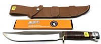 Marbles Trail Maker trail knife with leather