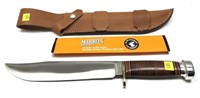 Marbles Trail Maker trail knife with leather