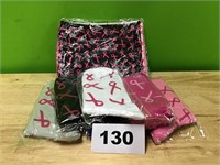 Pink Cancer Ribbon Socks and Makeup Bags