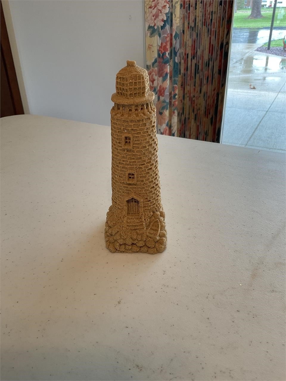 Sand Made Lighthouse Sculpture