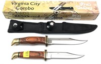 Frost Cutlery Virginia City combo 2-knife set in