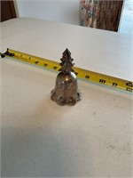Vintage Silver Plated Christmas Tree Bell