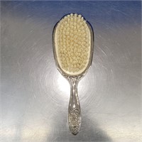 ~Antique Silver-Plated Hairbrush