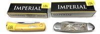 Lot, 2 Imperial folding knives: IMP22Y and