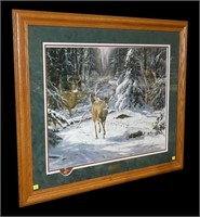 "Whitetail Drive" by Jack Paluh, signed and