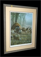 "The Congregation" 1991 NWTF print, signed and