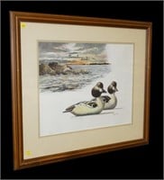Robert Whilty signed and numbered print, framed