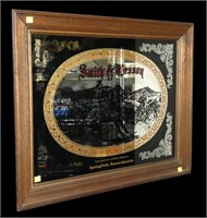 Framed Smith & Wesson mirror, frame size: