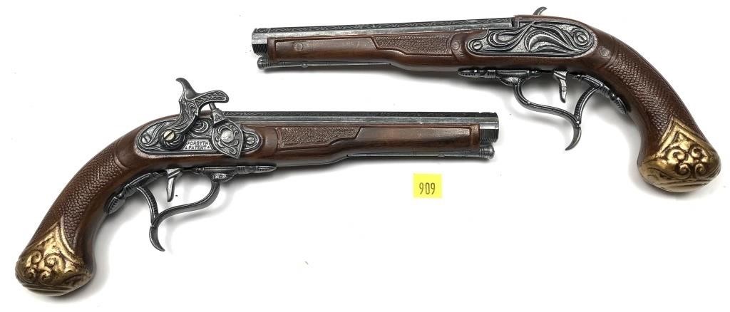 Lot, 2 Forsyth toy/model percussion pistols