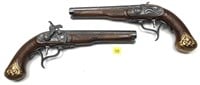 Lot, 2 Forsyth toy/model percussion pistols