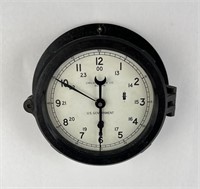 US Navy Ship's Clock Chelsea Clock Company