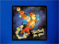 Vintage 1980s Bud Man Lighted Beer Sign