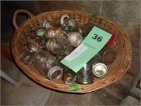 Basket of canning jars