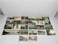 Lot of 26 Vtg Wisconsin Photo & Souvenir Postcards