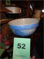 Blue salt glaze bowl/star