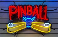 Pinball Action Neon Sign