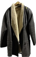 Vintage "Le Monti" leather lined jacket, size XL
