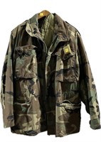 U.S. Cold Weathre Field Camo Jacket with Liner,