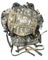 U.S. military large pack with contents includes: