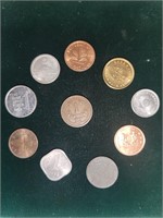 10 foreign coins